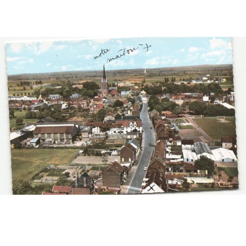 LAVENTIE: vue générale vue aérienne 10X15 - très bon état