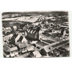 MERLIMONT: l'église notre-dame des anges: vue aérienne 10X15 - très bon état
