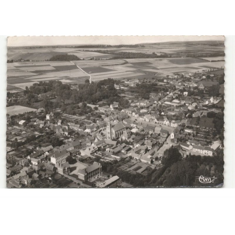 LUMBRES: vue aérienne 10X15 - très bon état