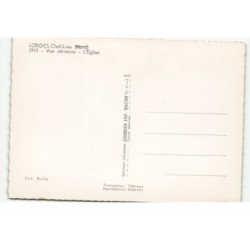 LORGIES-CHEF-LIEU: l'église vue aérienne 10X15 - très bon état