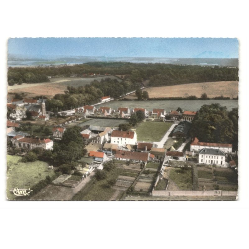 LONGUENESSE: vue générale vue aérienne 10X15 - très bon état