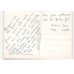 LIBERCOURT: l'église vue aérienne 10X15 - très bon état