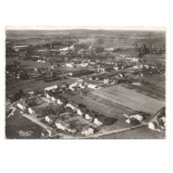 ISBERGUES: vue générale vue aérienne 10X15 - très bon état