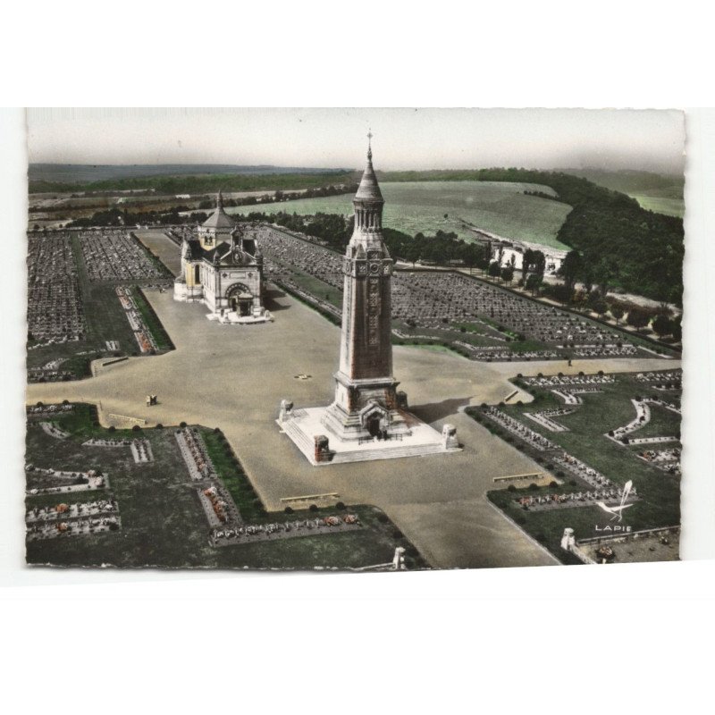 NOTRE-DAME-de-LORETTE: cimetière national vue aérienne 10X15 - très bon état