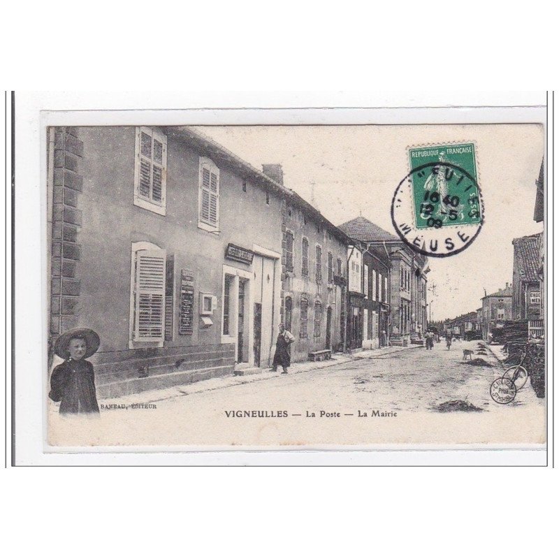 VIGNEULLES : la poste, la mairie - tres bon etat VIGNEULLES : la poste, la mairie - tres bon etat