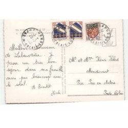 LABEUVRIERE: la place des sports vue aérienne 10X15 - très bon état