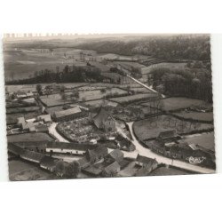 HEUCHIN: église saint-martin, style roman XIIIe vue aérienne 10X15 - très bon état