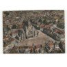 HEUCHIN-LIETARD: place carnot et l'église vue aérienne 10X15 - très bon état
