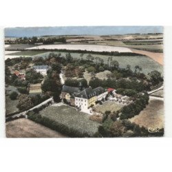 HARDINGHEN: l'ermitage ancien couvent des passionnistes et le château de la motte vue aérienne 10X15 - très bon état