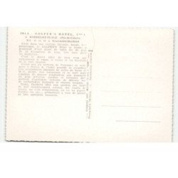 HARDELOT-PLAGE: golfer's hotel vue aérienne 10X15 - très bon état