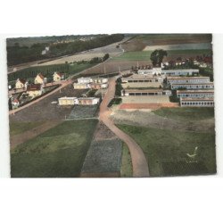 HOUDAIN: groupe scolaire langevin vue aérienne 10X15 - très bon état