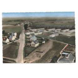 HOUDAIN: route de bruay et les écoles vue aérienne 10X15 - très bon état