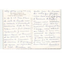 HESDIN: l'hôtel de ville et le beffroi vue aérienne 10X15 - très bon état