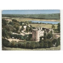 HARDELOT-PLAGE: le château vue aérienne 10X15 - très bon état