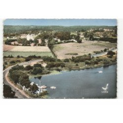 HARDELOT-PLAGE: la station de pédalos et le château vue aérienne 10X15 - très bon état