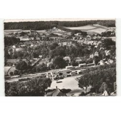 HESDIN: la gare et la forêt vue aérienne 10X15 - état