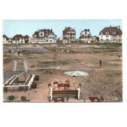 HARDELOT-PLAGE: le golf miniature vue aérienne 10X15 - très bon état