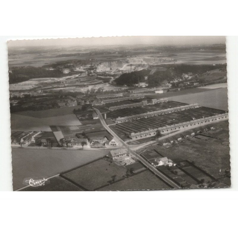 HYDREQUENT: les corons de la vallée heureuse vue aérienne 10X15 - très bon état