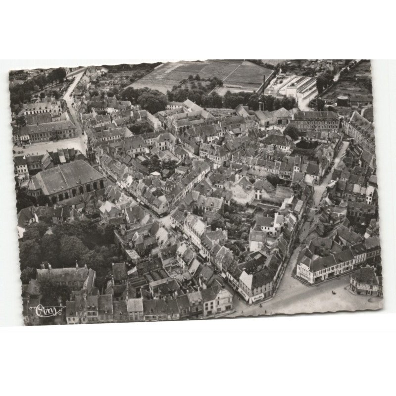 HESDIN: vers l'hôpital vue aérienne 10X15 - très bon état