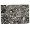 HESDIN: l'église notre-dame la grand' place vue aérienne 10X15 - très bon état