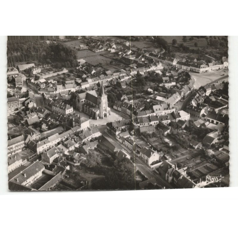 FRUGES: vue générale vue aérienne 10X15 - très bon état