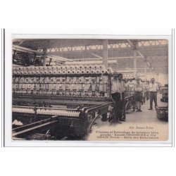 OHAIN : salle des renvideurs, filature et retordage de laines en tous genres - etat