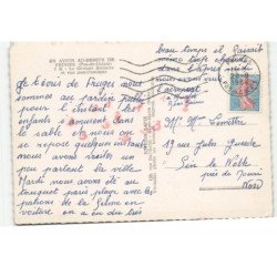 FRUGES: le groupe scolaire et vue panoramique vue aérienne 10X15 - très bon état