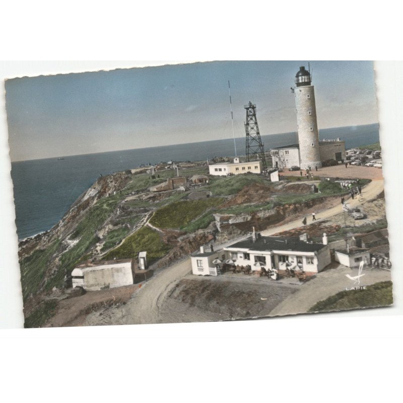 CAP-GRIS-NEZ: le phare, le bar du cap vue aérienne 10X15 - très bon état