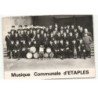 ETAPLES: musique communale d'etaples approuvée et subventionnée 1868 vue aérienne 10X15 - très bon état