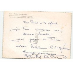 ETAPLES: musique communale d'etaples approuvée et subventionnée 1868 vue aérienne 10X15 - très bon état