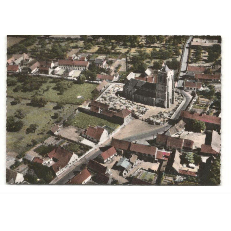 EPERLECQUES: le centre vue aérienne 10X15 - très bon état