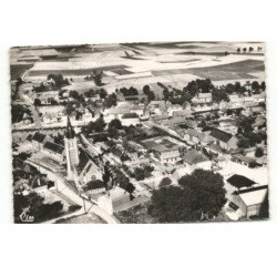 ERVILLERS: vue générale vue aérienne 10X15 - très bon état