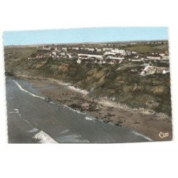 EQUIHEN-PLAGE: la plage vue aérienne 10X15 - très bon état