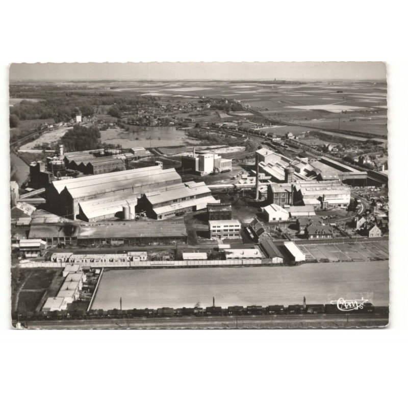 FEUCHY-SAINT-LAURENT-BLANGY: l'usine vue aérienne 10X15 - très bon état