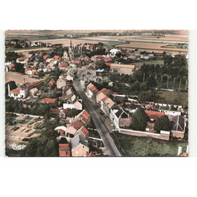 FLEURBAIX: rue louis bouquet vue aérienne 10X15 - très bon état