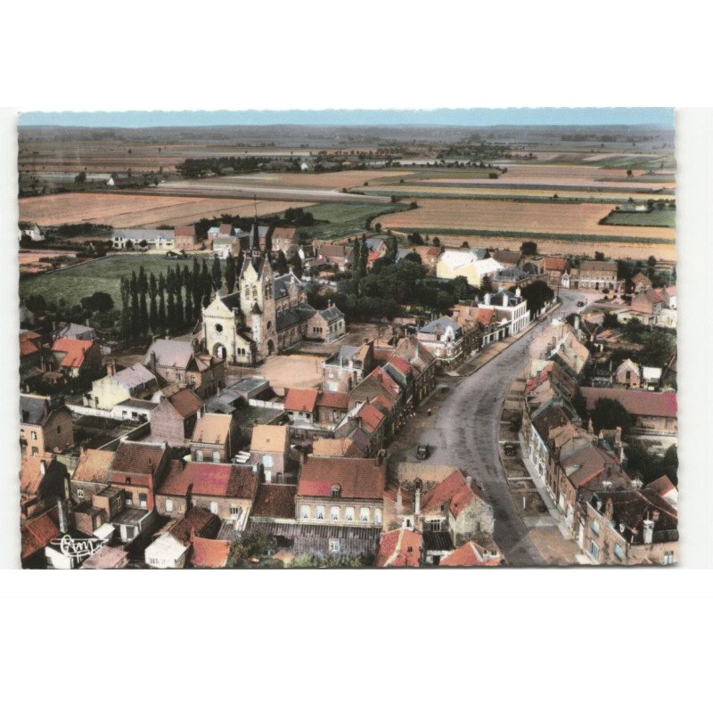 FLEURBAIX: le centre vue aérienne 10X15 - très bon état