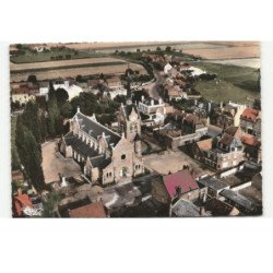 FLEURBAIX: l'église notre-dame du joyel vue aérienne 10X15 - très bon état