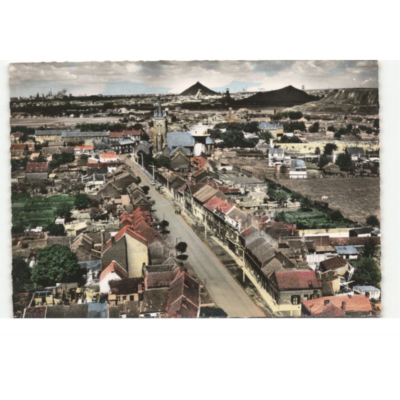 FOUQUIERES-les-LENS: vue générale vue aérienne 10X15 - très bon état