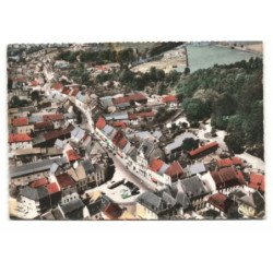 FREVENT: place jean jaurès et rue d'hesdin vue aérienne 10X15 - très bon état