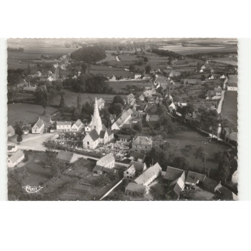 ESQUERDES: vue générale vue aérienne 10X15 - très bon état