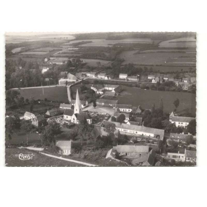 ESQUERDES: vue générale vue aérienne 10X15 - très bon état