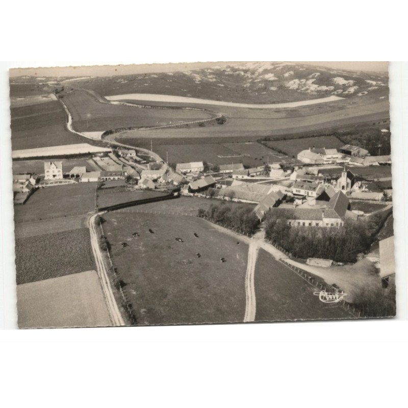 ESCALLES: vue générale de vigneau, dans le fond vue aérienne 10X15 - très bon état