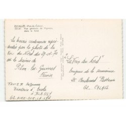 ESCALLES: vue générale de vigneau, dans le fond vue aérienne 10X15 - très bon état