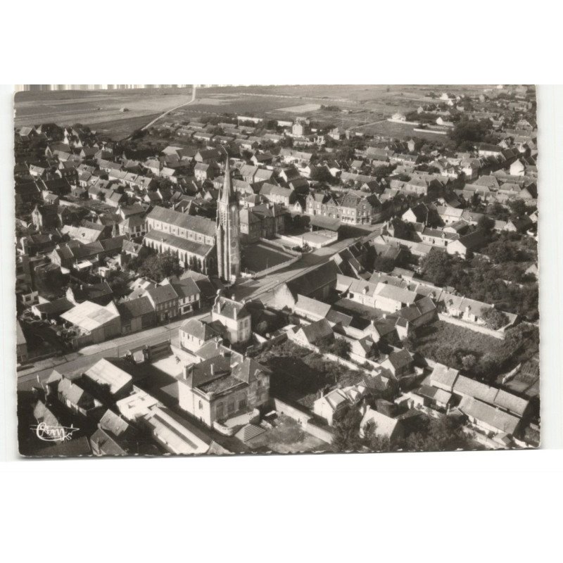 ECOURT-SAINT-QUENTIN: vue générale vue aérienne 10X15 - très bon état
