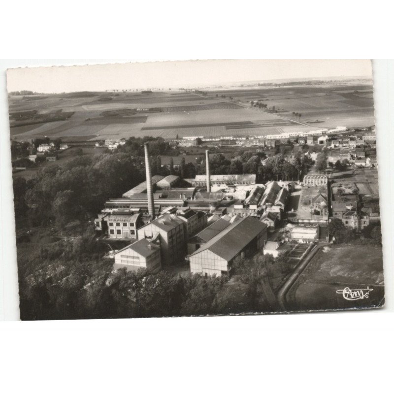 WIZERNES: l'usine du chocquet vue aérienne 10X15 - très bon état