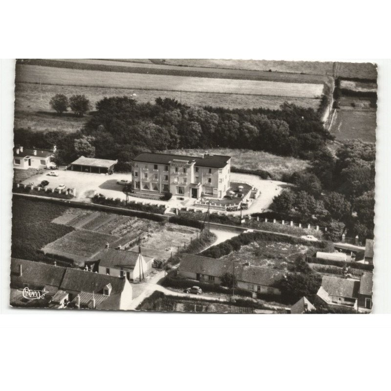 WISSANT: l'hôtel bellevue vue aérienne 10X15 - très bon état