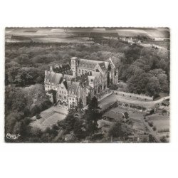 WISQUES: abbaye notre-dame vue aérienne 10X15 - très bon état