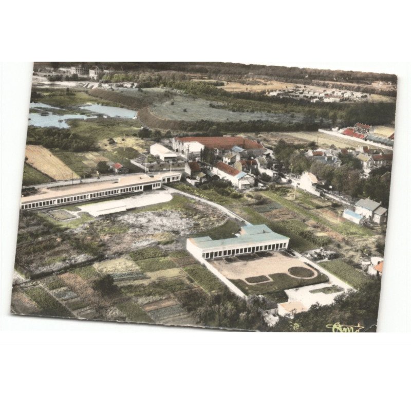 WINGLES: le groupe scolaire léon blum, vue aérienne 10X15 - très bon état