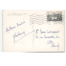 WIMEREUX: le grand hôtel vue aérienne 10X15 - très bon état