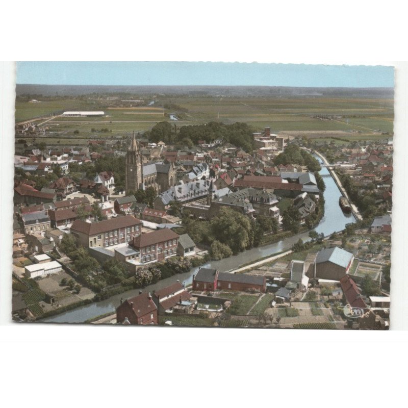 VITRY-en-ARTOIS: vue générale, la scarpe, vue aérienne 10X15 - très bon état